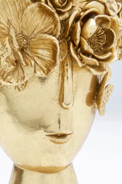 KARE Deko Vase Flowercrown Gold 20cm
