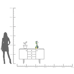 KARE Deko Vase Happy Face 43cm