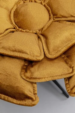 KARE Drehsessel + Hocker Blossom