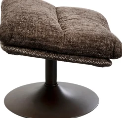 KARE Drehsessel + Hocker Montreal