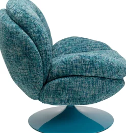 KARE Drehsessel Cosy Blau