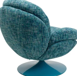 KARE Drehsessel Cosy Blau