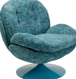 KARE Drehsessel Cosy Blau