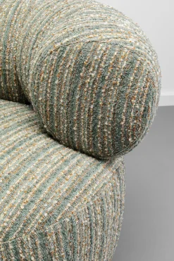 KARE Drehsessel Couture Stripes Blau