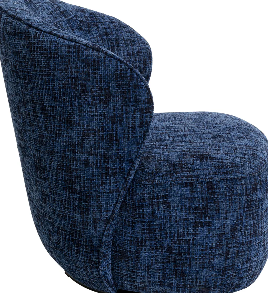 KARE Drehsessel Ellie Blau