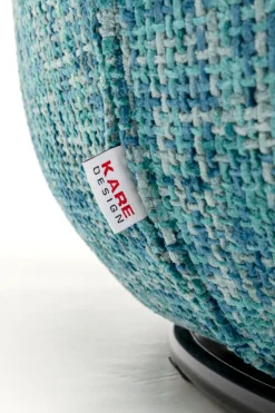 KARE Drehsessel Ellie Hellblau