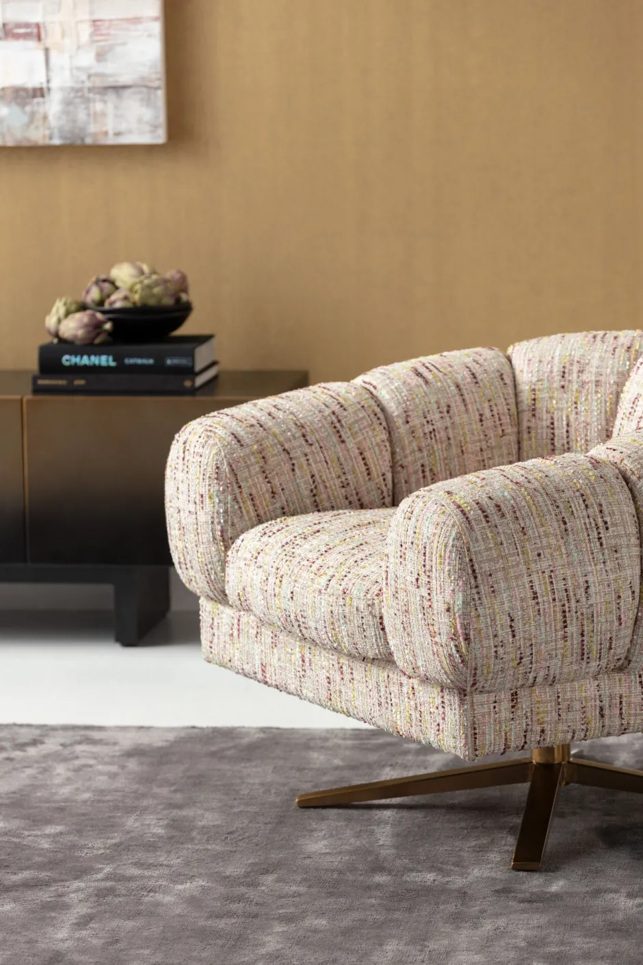 KARE Drehsessel Janno Beige