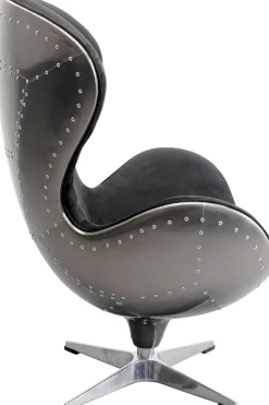KARE Drehsessel Lounge Black Graphit