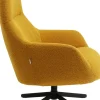KARE Drehsessel Mimi Gelb