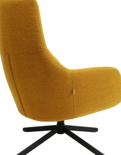KARE Drehsessel Mimi Gelb