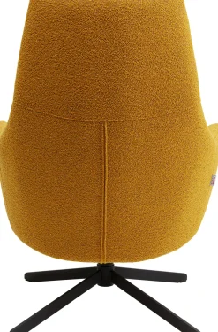 KARE Drehsessel Mimi Gelb
