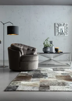 KARE Drehsessel Music Hall Grau