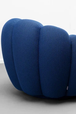 KARE Drehsessel Peppo Bloom Blau