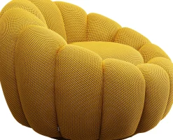 KARE Drehsessel Peppo Bloom Gelb