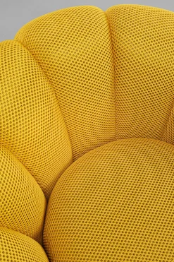 KARE Drehsessel Peppo Bloom Gelb