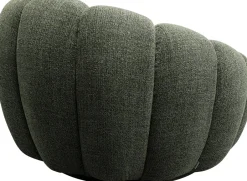 KARE Drehsessel Peppo Bloom Melange Grün
