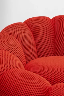 KARE Drehsessel Peppo Bloom Rot