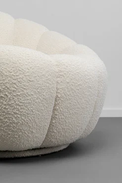 KARE Drehsessel Peppo Bloom Weiß