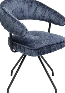 KARE Drehstuhl Arabella Blau