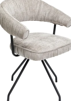 KARE Drehstuhl Arabella Silber