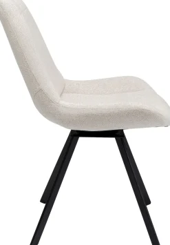 KARE Drehstuhl Baron Creme
