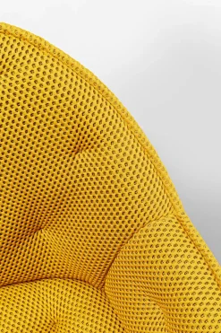 KARE Drehstuhl Carlito Mesh Gelb