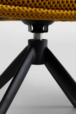 KARE Drehstuhl Carlito Mesh Gelb