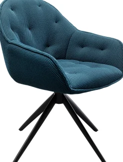 KARE Drehstuhl Carlito Mesh Petrol