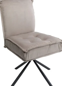 KARE Drehstuhl Chelsea Grau