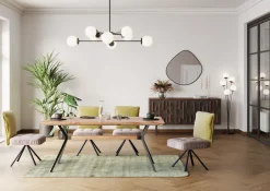 KARE Drehstuhl Chelsea Grün