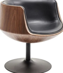 KARE Drehstuhl Club Walnut
