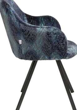 KARE Drehstuhl Coco Hugs Keops Blau Limited