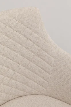 KARE Drehstuhl Coco Wood Creme