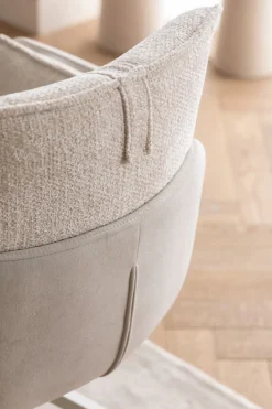 KARE Drehstuhl mit Armlehnen Hilla Weiß