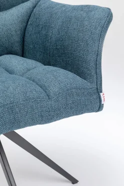 KARE Drehstuhl Thinktank Blau