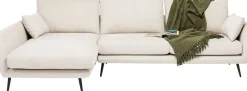 KARE Ecksofa Amalfi Links Creme 275cm