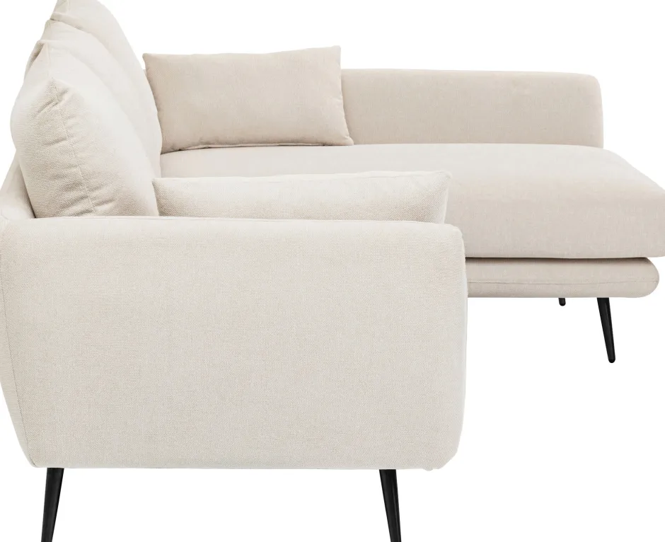 KARE Ecksofa Amalfi Rechts Creme 275cm