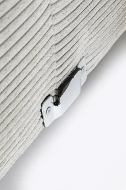 KARE Ecksofa Gianni Cord Grau Rechts