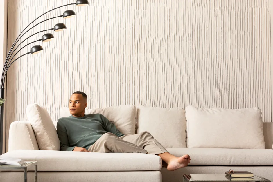 KARE Ecksofa Gianni Creme Links