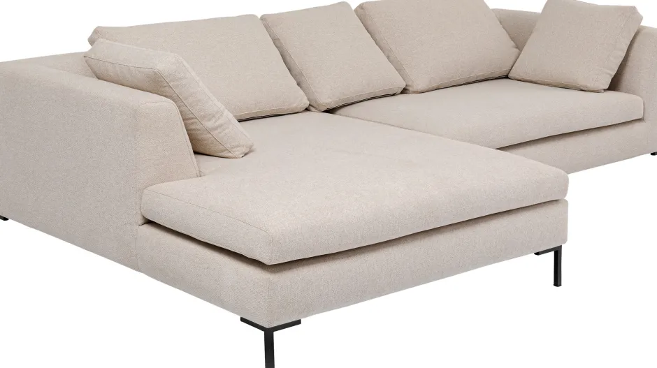 KARE Ecksofa Gianni Creme Links