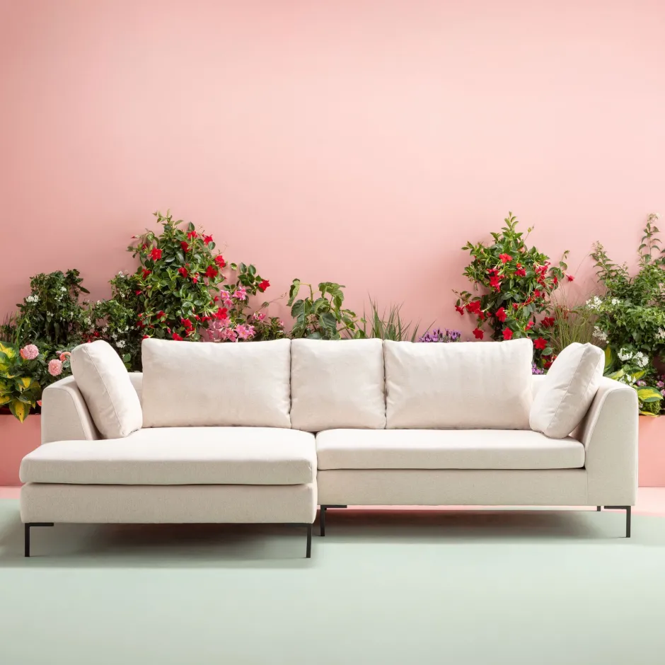 KARE Ecksofa Gianni Creme 250x167 Links