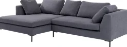 KARE Ecksofa Gianni Grau Links