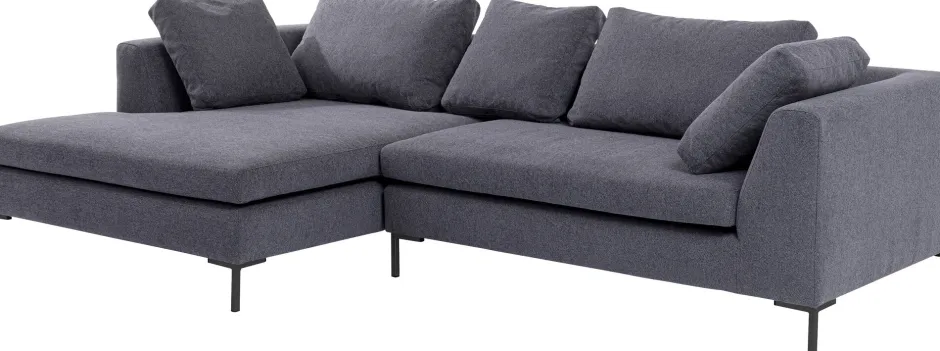 KARE Ecksofa Gianni Grau Links