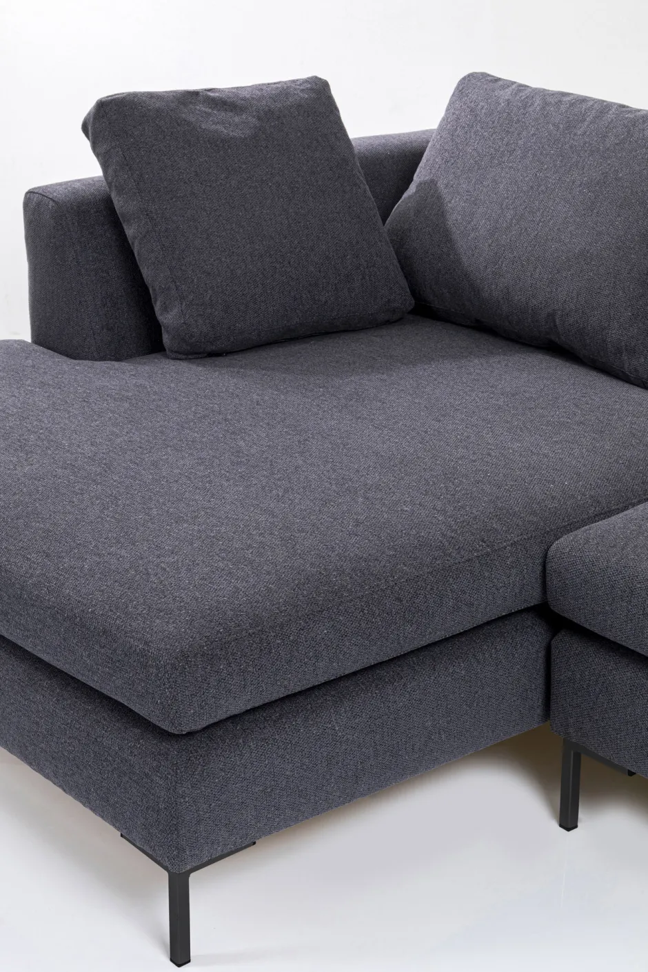 KARE Ecksofa Gianni Grau Links