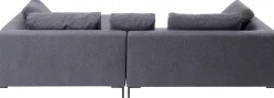 KARE Ecksofa Gianni Grau Rechts