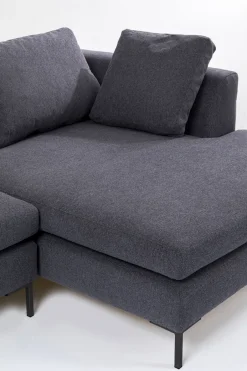 KARE Ecksofa Gianni Grau Rechts