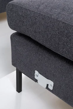 KARE Ecksofa Gianni Grau Rechts