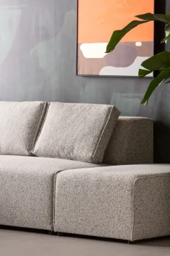 KARE Ecksofa Infinity Ottomane Macchiato Links