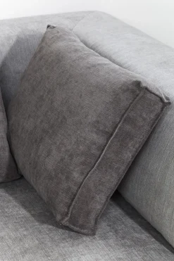 KARE Ecksofa Infinity Ottomane Grau Rechts