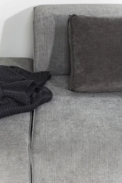 KARE Ecksofa Infinity Ottomane Grau Rechts